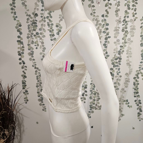 NWOT Billabong Only You Top in Salt Crystal Sz S - Picture 5 of 11